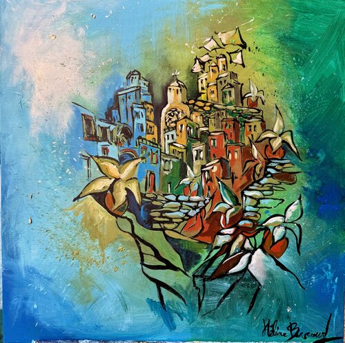 Corniglia von Hélène Barraud, Malerei kaufen auf Singulart