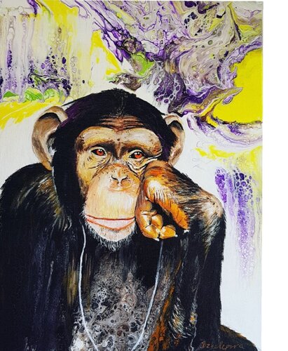 Almost human van Svetla Dzhelepova, Schilderij te koop op Singulart