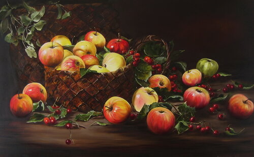 Apple Harvest di Nataliia Shaikina, Pittura in vendita su Singulart