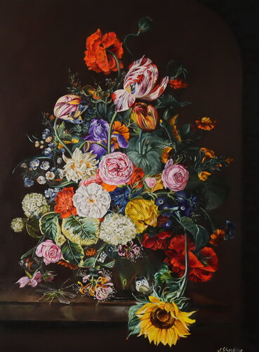 Bouquet of flowers van Nataliia Shaikina, Schilderij te koop op Singulart