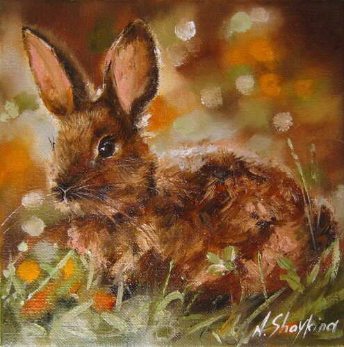 Rabbit by Nataliia Shaikina, Painting for Sale on Singulart