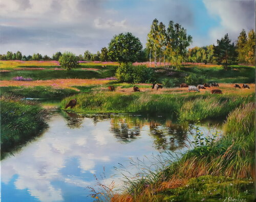 Pastoral Scene de Nataliia Shaikina, Pintura a la venta en Singulart