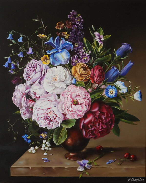 Bouquet of flowers. Nataliia Shaikina