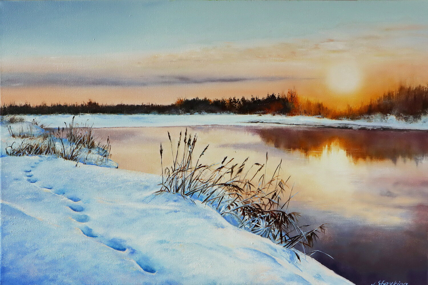 A Winter's Evening Nataliia Shaikina
