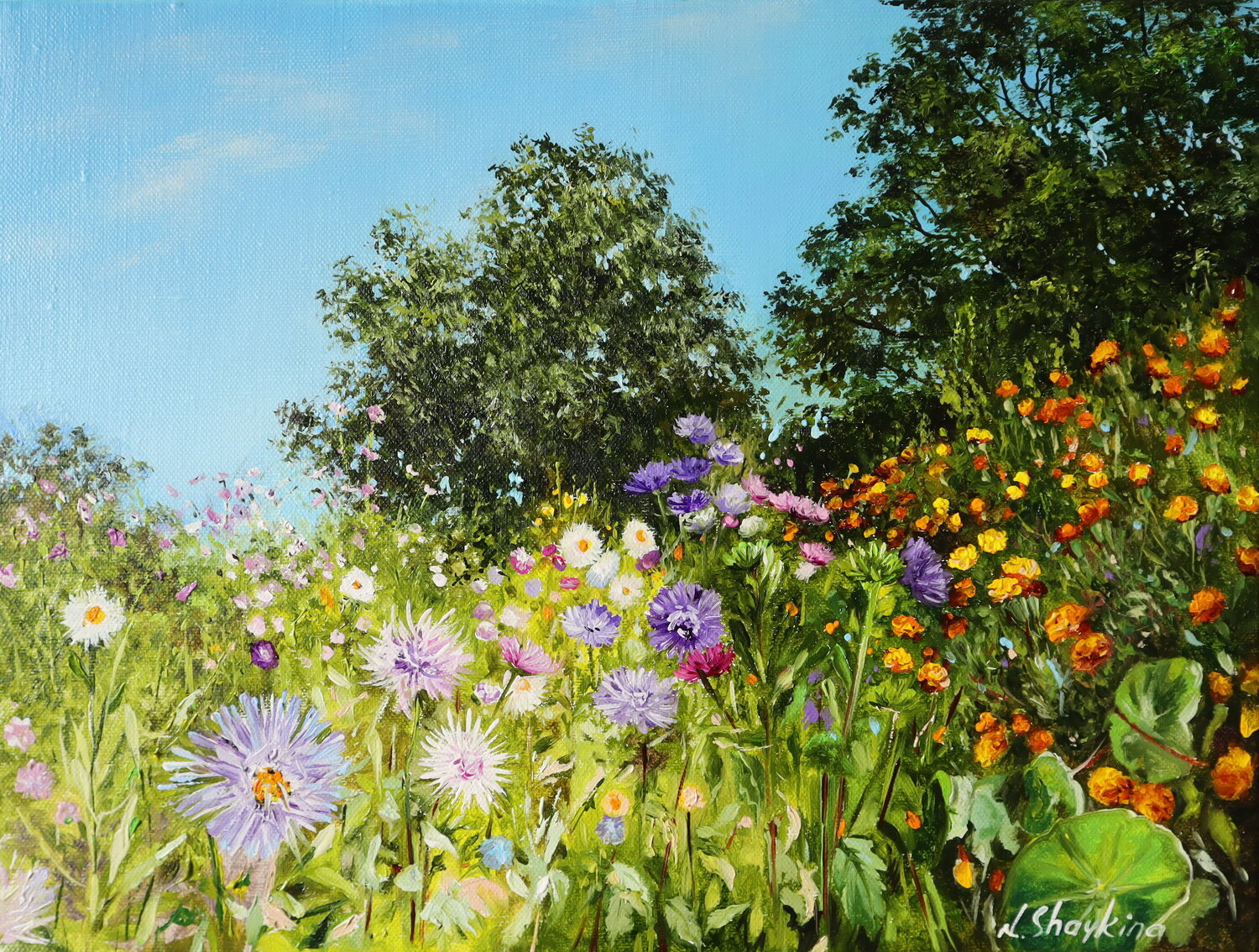 Everlasting love. Ukrainian Flowers Nataliia Shaikina Dipinto originale in vendita