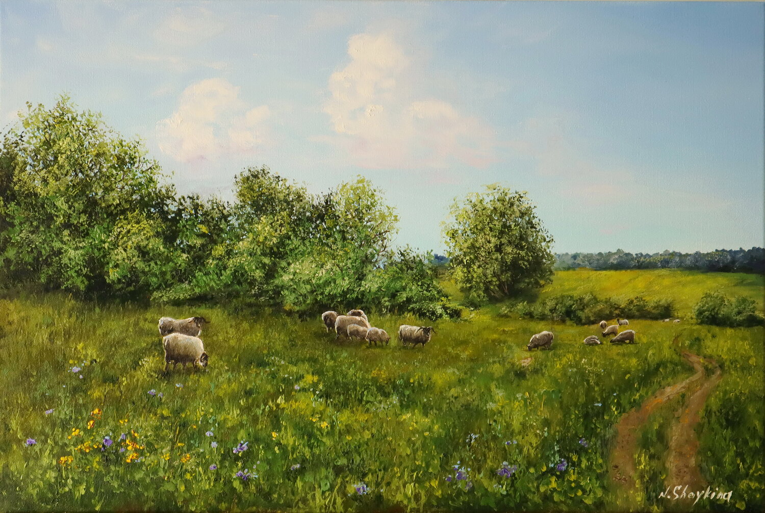 Quiet Summer Pasture Nataliia Shaikina