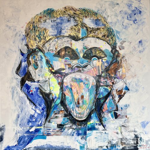 Der Schrei jetzt! Stadtaffe Nicart Nicoleta Albei-Wigger