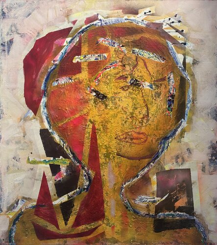Atlas Muse van Nicoleta Albei-Wigger, Schilderij te koop op Singulart