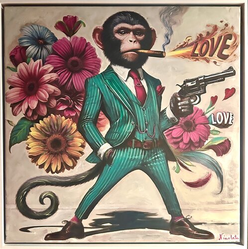 Ein Schuss Liebe von Nicoleta Albei-Wigger, Malerei kaufen auf Singulart