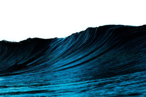 Surf under the waves von Enric Gener, Fotografie kaufen auf Singulart