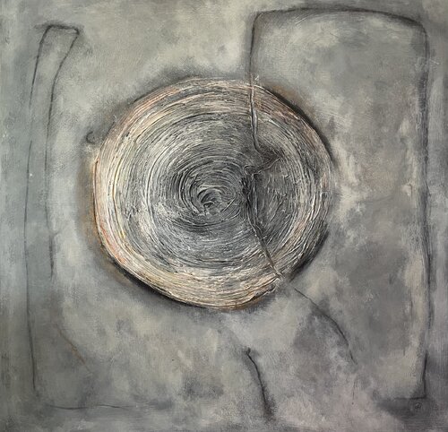 ACT, Black Sun, Woman and the Eclipsed Sun van Malina Wieczorek, Schilderij te koop op Singulart