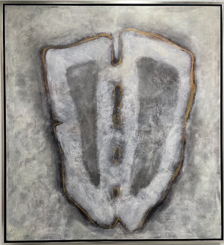 Act gray di Malina Wieczorek, Pittura in vendita su Singulart