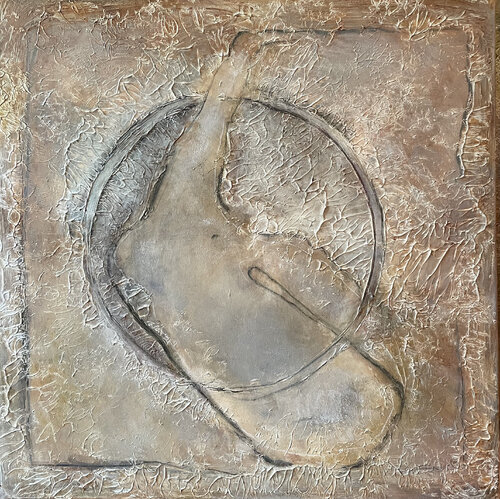 Act, Woman and Saturn van Malina Wieczorek, Schilderij te koop op Singulart