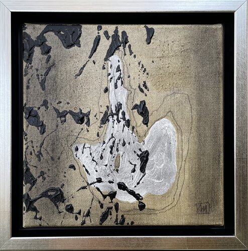 Act Madonna small black de Malina Wieczorek, Pintura a la venta en Singulart