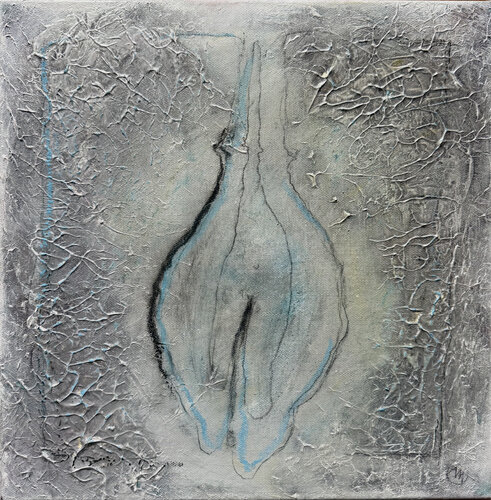 Act, Terra Ignota, blue van Malina Wieczorek, Schilderij te koop op Singulart