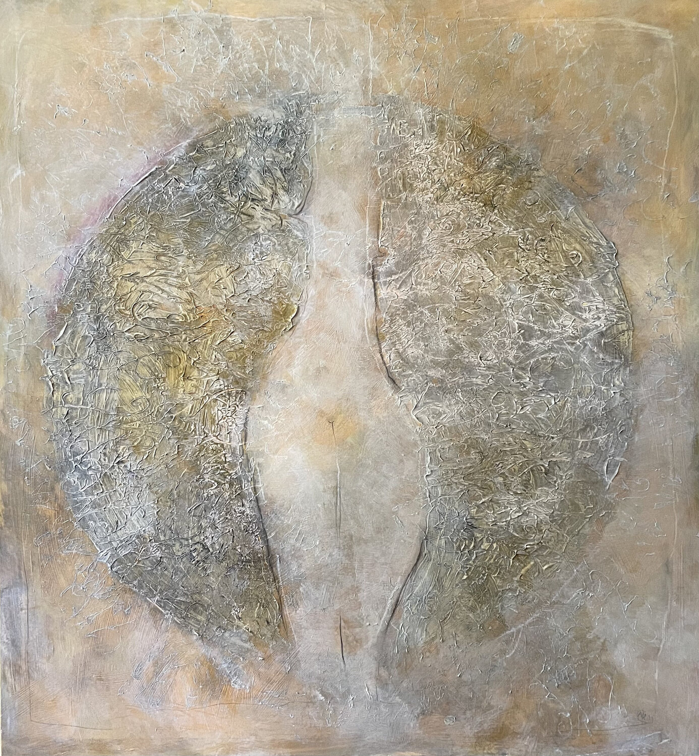 Act, Woman and the Sun Malina Wieczorek Originalgemälde zu verkaufen