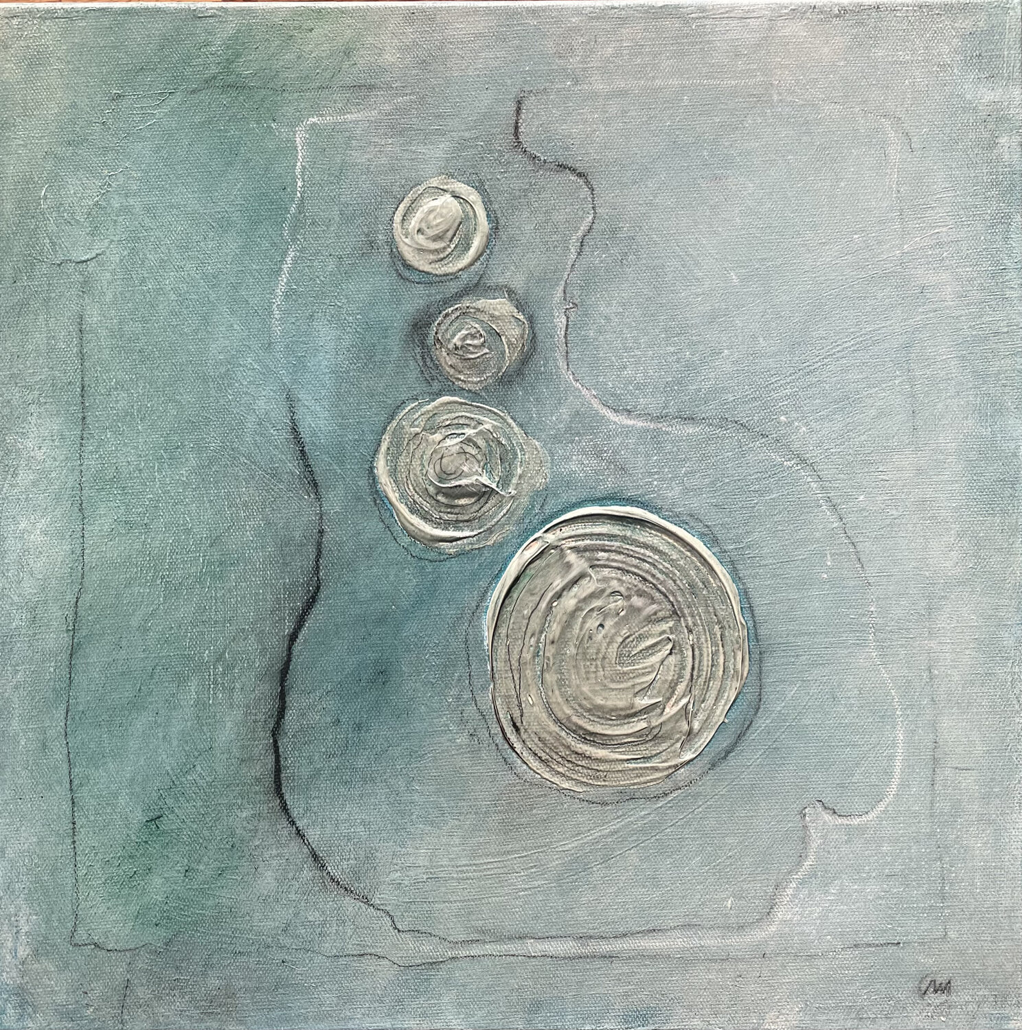 ACT of Nature NO.2 Malina Wieczorek Originalgemälde zu verkaufen