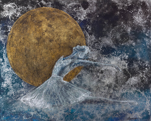Swan Lake van Roberta Volpe, Andere media te koop op Singulart