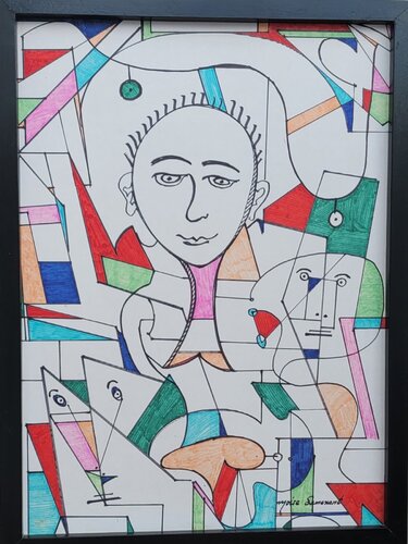 A Cheerful Childlike Moment 1 von Moise Semexant, Malerei kaufen auf Singulart