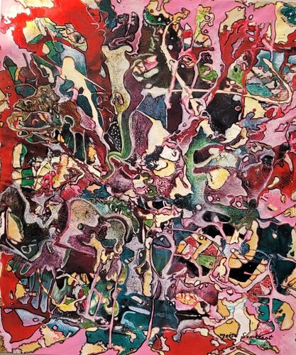 Life is a Perpetual Carnaval van Moise Semexant, Schilderij te koop op Singulart