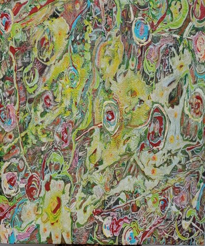 A Garden of Peace di Moise Semexant, Pittura in vendita su Singulart