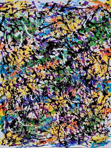Dancing in the Rain di Moise Semexant, Pittura in vendita su Singulart