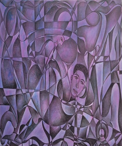 Love in the Air di Moise Semexant, Pittura in vendita su Singulart