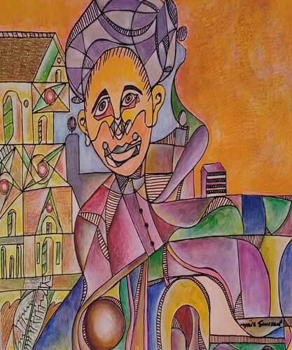 Tears of a Ruler di Moise Semexant, Pittura in vendita su Singulart