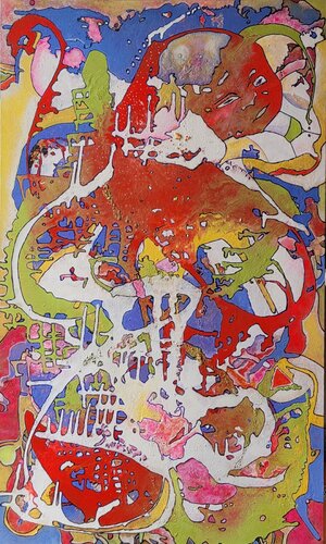 An Imaginary City di Moise Semexant, Pittura in vendita su Singulart