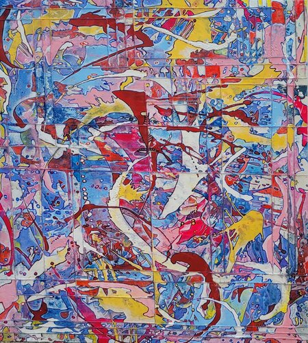 A Look over this Chaotic World di Moise Semexant, Pittura in vendita su Singulart