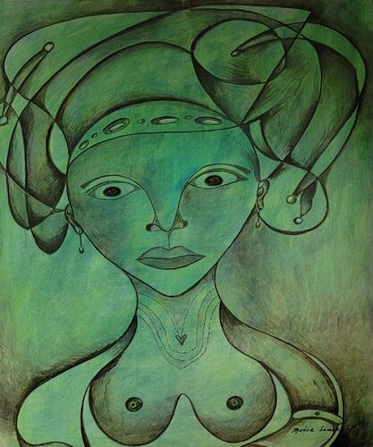 My Name is Pearl di Moise Semexant, Pittura in vendita su Singulart