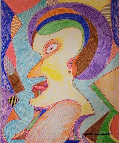 A Masked Man von Moise Semexant, Malerei kaufen auf Singulart