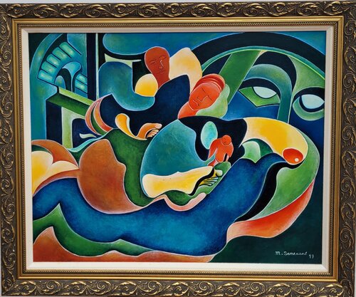 Blue Dream di Moise Semexant, Pittura in vendita su Singulart