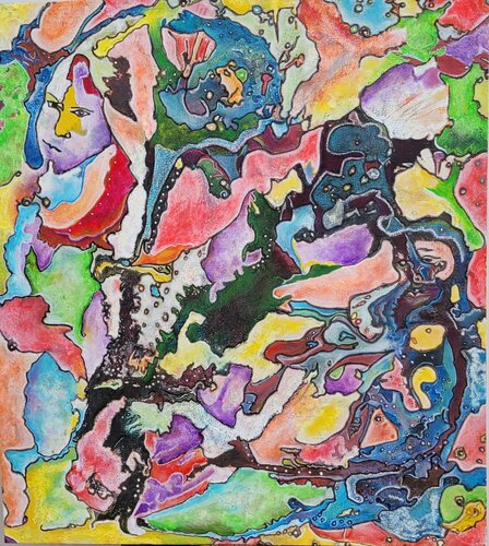 The Mountains of Illusions van Moise Semexant, Schilderij te koop op Singulart