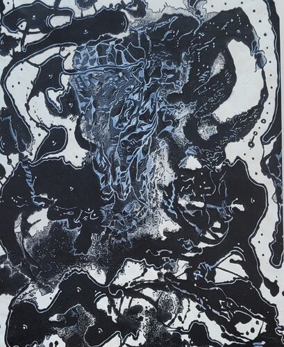 The Echoes of Silence van Moise Semexant, Schilderij te koop op Singulart