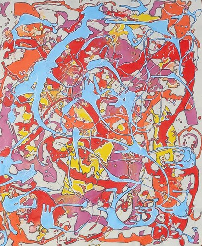 A Dynamic Interplay by Moise Semexant, Painting for Sale on Singulart