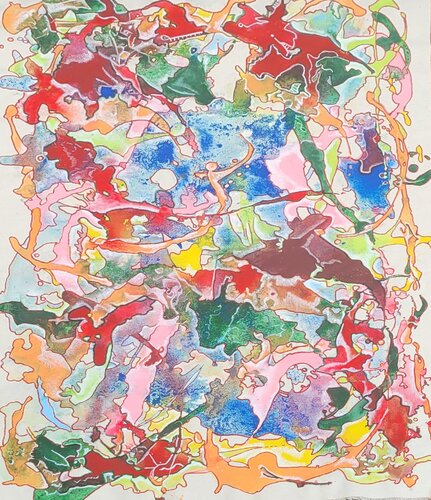 A Vibrant Melody by Moise Semexant, Painting for Sale on Singulart