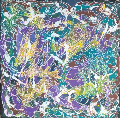 The Purple Majesty van Moise Semexant, Schilderij te koop op Singulart