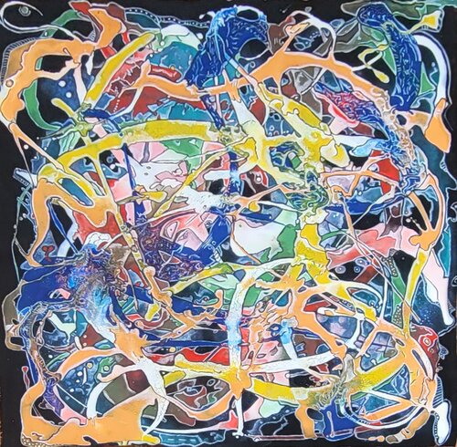 A Soulful Language by Moise Semexant, Painting for Sale on Singulart