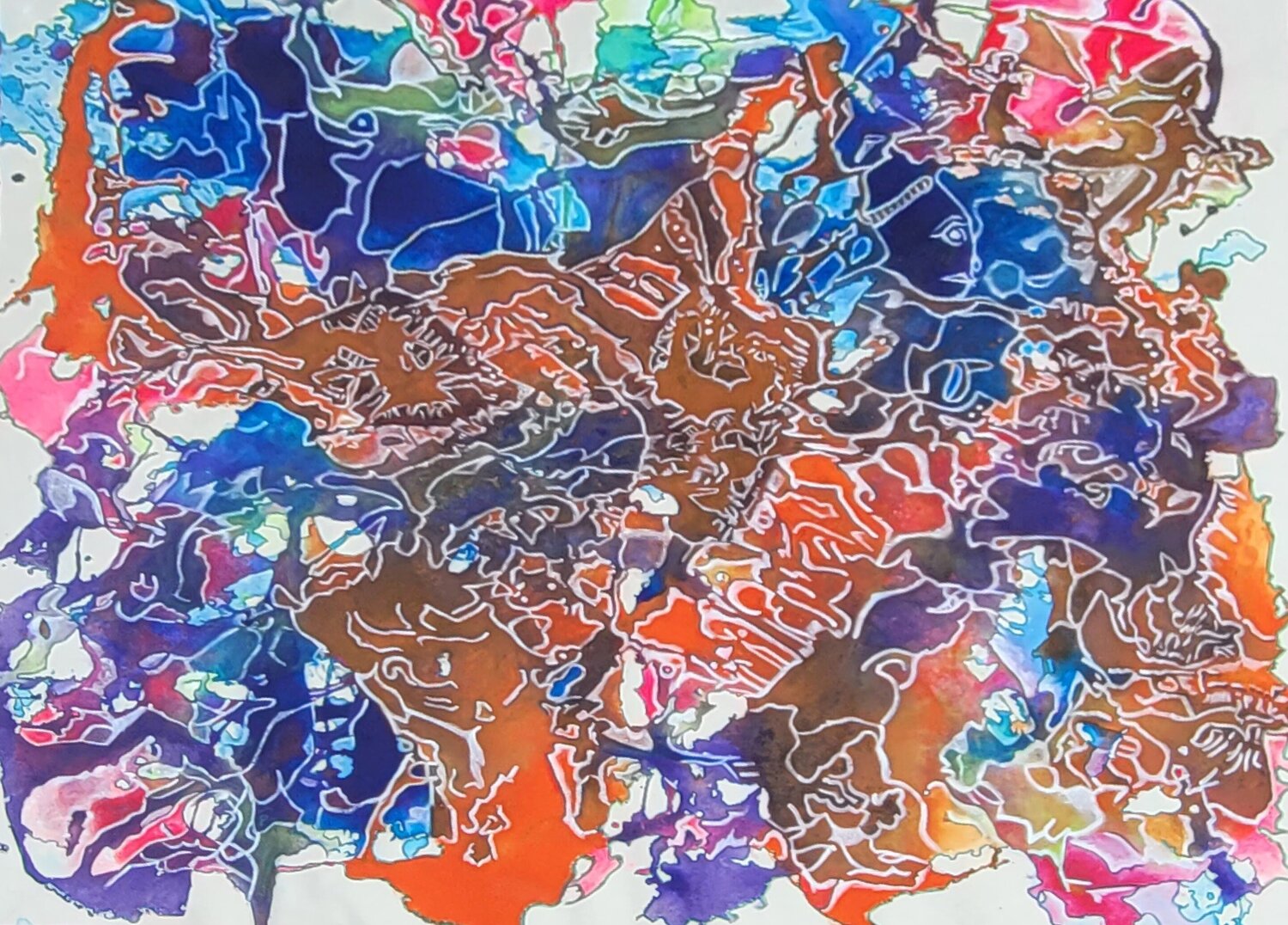A Moment of Vibration Moise Semexant Origineel schilderij te koop