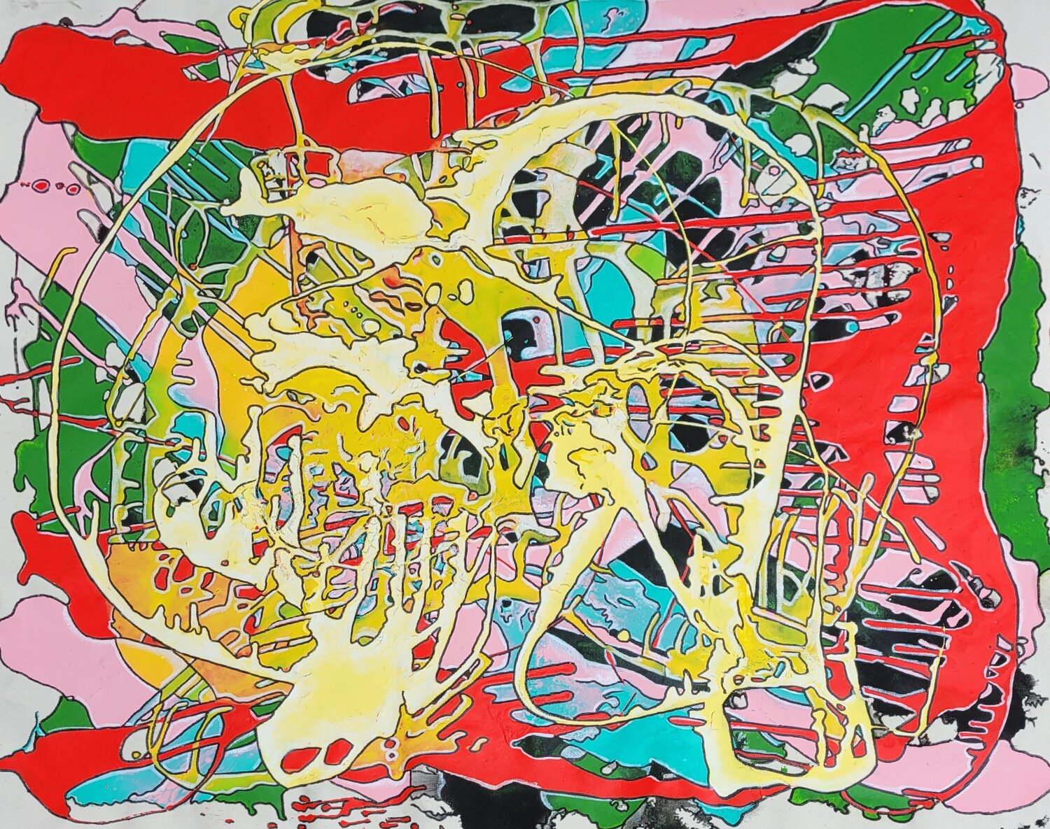A Spectrum of Unity Moise Semexant Original painting for sale