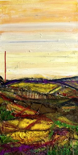 I campi gialli par stefania turco, Peinture en vente sur Singulart