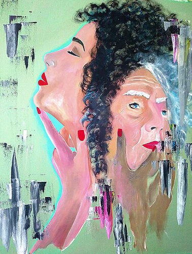 Gerontophobia by Constantina Seracin, Painting for Sale on Singulart