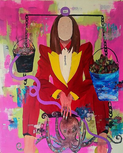 Ctrl di Constantina Seracin, Pittura in vendita su Singulart