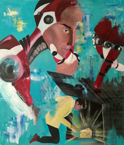 The trap di Constantina Seracin, Pittura in vendita su Singulart