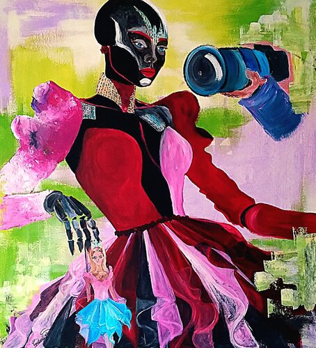 AI fashion icon par Constantina Seracin, Peinture en vente sur Singulart