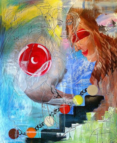 Jenseits des Glanzes di Constantina Seracin, Pittura in vendita su Singulart