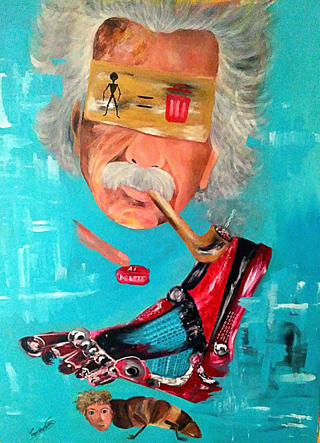 Delete AI Constantina Seracin Pintura original en venta
