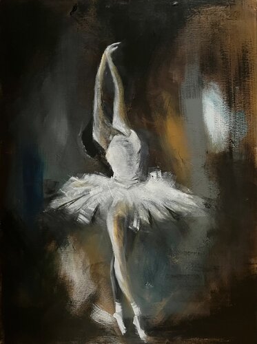 Ballet Girl van Tamara Andjus, Schilderij te koop op Singulart