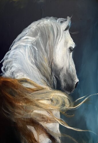 Amy’s Charm by Tamara Andjus, 油畫 for Sale on Singulart